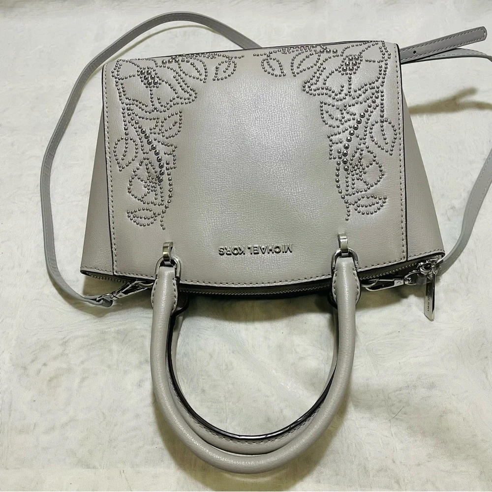 Michael Kors Ellis Satchel Convertible Crossbody - Picture 13 of 14